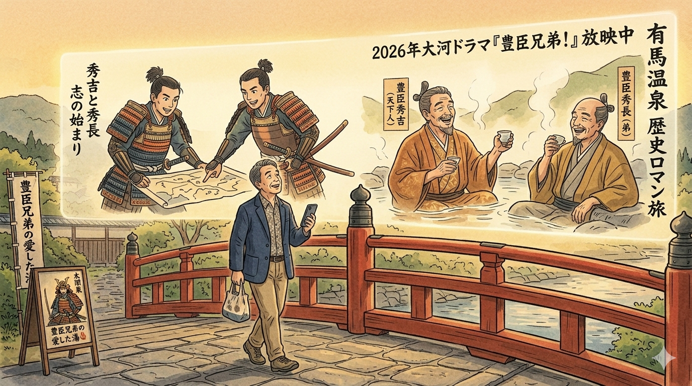 豊臣兄弟　赤いネネ橋